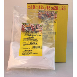 DELICEIK N° 18 Bicarbonate de Soude 100 gr - Pack de 20