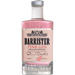 GIN BARRISTER PINK 40%VOL  0.7L - PACK DE 6