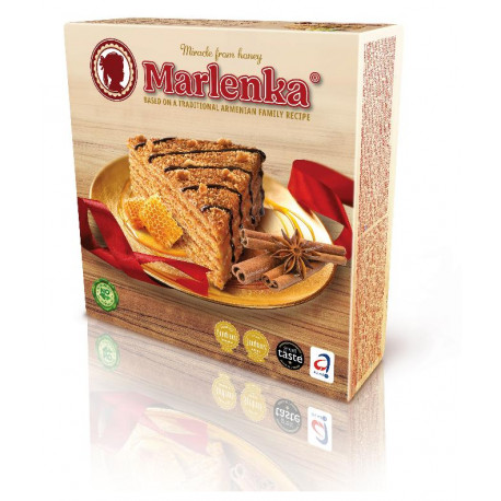 Gâteau au miel MARLENKA® à la cannelle 800g - Pack de 6