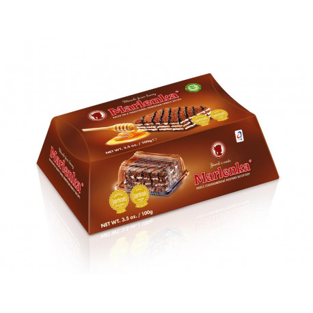 Gâteau au miel MARLENKA® au cacao 100g - Pack de 6