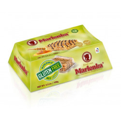 Gâteau au miel sans gluten MARLENKA® aux noix 100g - Pack de 6