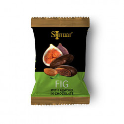 Fruits secs au chocolat N°46 - Sonuar Figue 5kg - Pack de 1