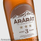 ARARAT BRANDY 3 ANS BOUTEILLE 0.7L - PACK DE 12