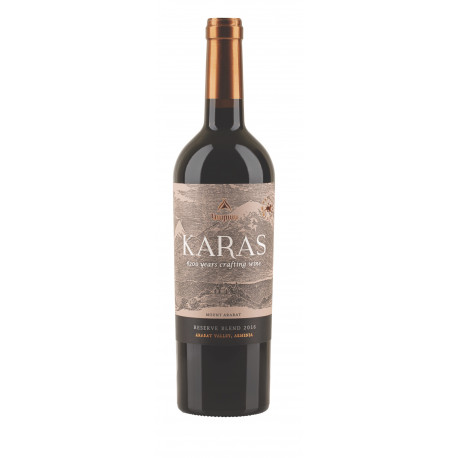 Vin rouge sec Karas reserve 2016 0.75L - pack de 6