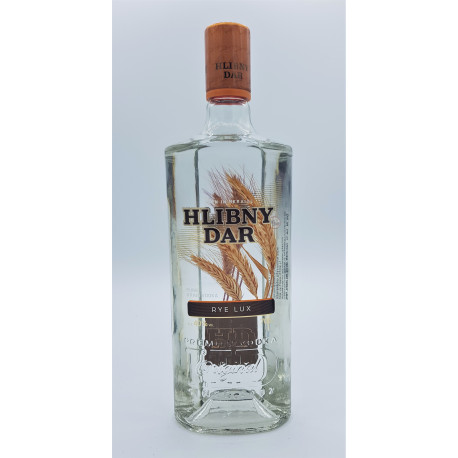 Vodka HLIBNY DAR RYE LUX 40% 0.7L - PACK DE 6
