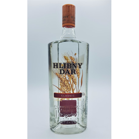 Vodka HLIBNY DAR CLASSIC 40% 1L - PACK DE 9