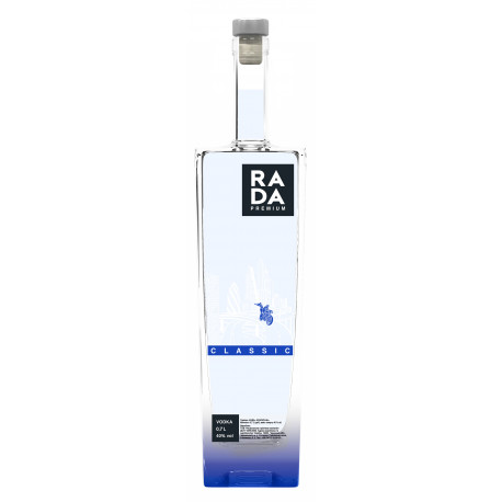 Vodka RADA CLASSIC 40% 0.7L - PACK DE 9