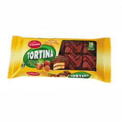 Gâteau au noisette - VINCINNI N°3 - Tortina Bars 360g - Pack de 10