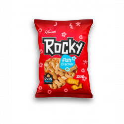 Cracker salé - VINCINNI N°5 - Rocky Fish Cracker 250g - Pack de 12