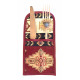 Сувенир N° 47 Аксессуары c армянским орнаментом - Чехол для ножа и вилки - Упаковка 1 шт