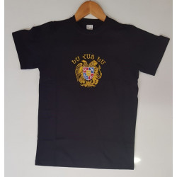 Сувенир N°15,16,17 Детская футболка Черная - Упаковка 5 шт