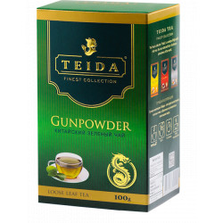 Thé noir TEIDA - Gunpower N 6 - 100 g - Pack de 15