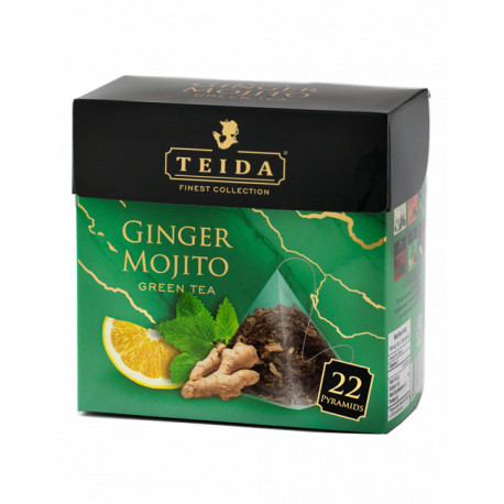 Зеленый чай TEIDA Имбирный мохито N 11 - 2.5 г*22 шт. - упаковка 12 шт.