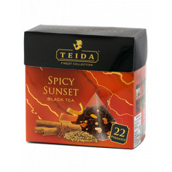Thé noir TEIDA Spicy Sunset N 12 - 2.5 g*22pcs - Pack de 12