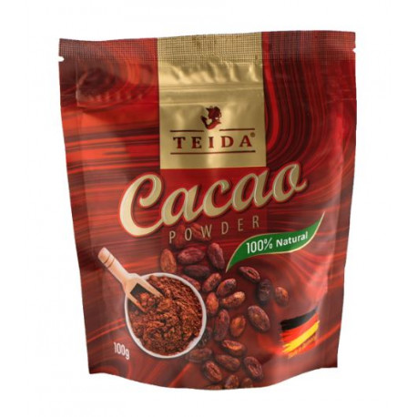 Poudre de cacao TEIDA - 100 g - Pack de 20