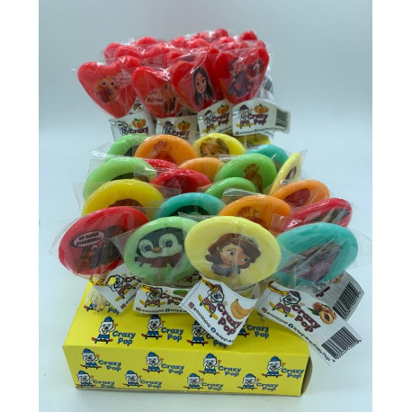 Bonbons Sucettes Crazy Pop ViLi  -  PACK DE 120