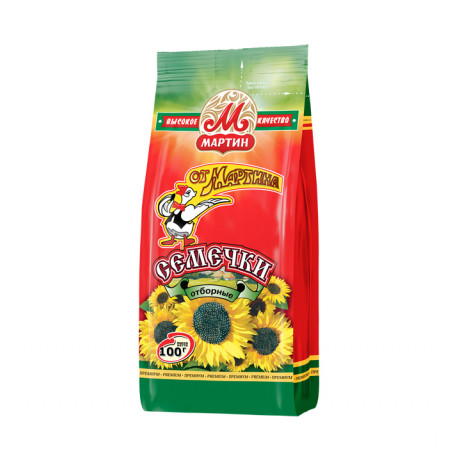 Отборные жареные семена подсолнечника - Ot Martina - 100 г - упаковка из 50 штук