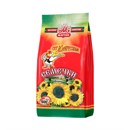Отборные жареные семена подсолнечника - Ot Martina - 500 г - упаковка из 10 штук