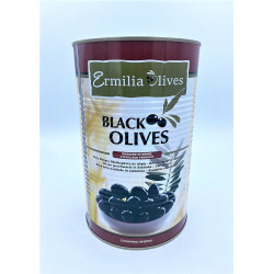 Olives noires dénoyautées oxydées géants 2.5 kg. - ERMILIA - GRECE - PACK DE 1