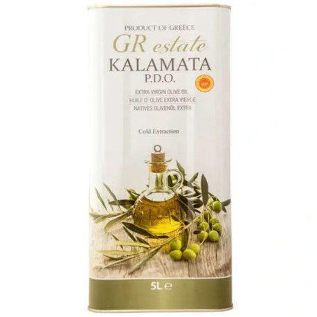 GRECE - Оливковое масло - GR. estate KALAMATA - 3 л - упаковка из 4 штук