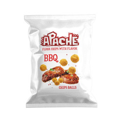Apache - Chips balle Barbecue  - 50g - Pack de 24