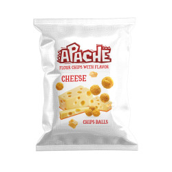 Apache - Chips balle saveur fromage  - 50g - Pack de 24