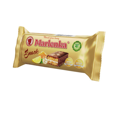 MARLENKA - Snack au miel citron 50 g - Pack de 20