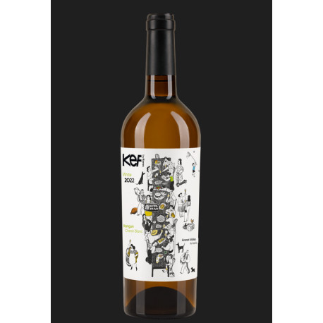 KARAS - Vin blanc sec Kef de Karas  - 0.75L 13.5 % - pack de 6