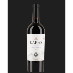 KARAS - Vin rouge sec Cabernet Franc - 0.75L 13.5% - pack de 6