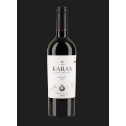 KARAS - Vin rouge sec Malbec  - 0.75L 13.5% - pack de 6