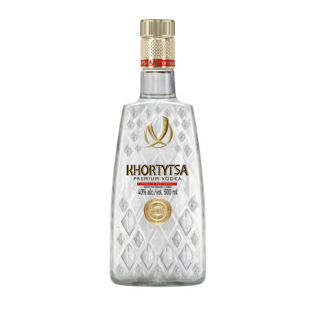 ВОДКА KHORTYTSA ПРЕМИУМ 40% 0,5 л - УПАКОВКА 6 ШТ.