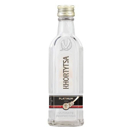 ВОДКА KHORTYTSA ПЛАТИНУМ 40% 0,2 л - УПАКОВКА 30 ШТ.
