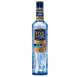 Vodka Five Lakes Premium Siberian(Пять Озер Премиум) 40% 0.7l - Pack de 6