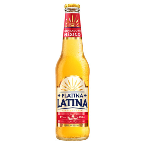 BIERE PLATINA LATINA  - 0.40L - 4.7% - PACK DE 24