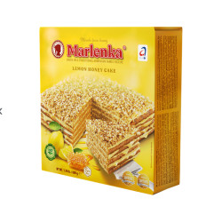 MARLENKA - Gâteau au miel citron 800g - Pack de 6