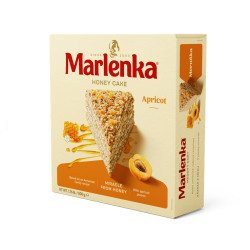 MARLENKA - Gâteau au miel d'abricot 800g - Pack de 6