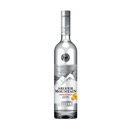 VODKA SILVER ABRICOT BOUTEILLE 0.5L - PACK DE 12