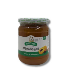 Confiture d'abricot (djaim) -"ROYAL" 600g - PACK DE 12