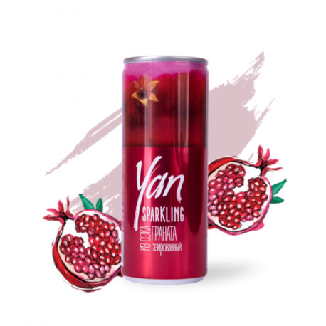 YAN - SIYA NECTARS - JUS DE GRENADE - NECTAR - 0.95L- PACK DE 12