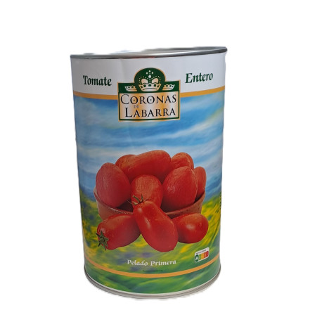 CORONAS DE LABARRA -  TOMATES ENTIÈRES PELÉES - TIN - 5 KG- PACK DE 3