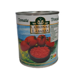CORONAS DE LABARRA - TOMATES PELÉES CONCASSÉES - TIN - 1 KG- PACK DE 12