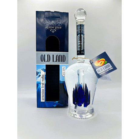 VODKA OLD LAND ABRICOT COFFRET CADEAU 50% 0.7L - PACK DE 6
