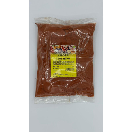 ÉPICES N°5-1: Piment fort moulu - 500 gr. - Pack de 20