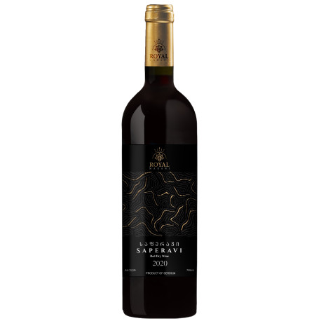 VIN ROUGE SEC  SAPERAVI 0.75L 12.5% - PACK DE 6
