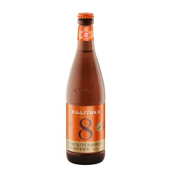 BIERE Baltika N°8 Blé Non-Filtré  0.5l  5% - PACK DE 20