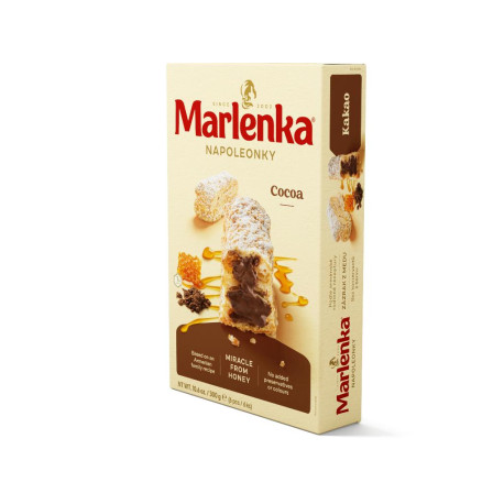 Gâteau Napoléon au cacao MARLENKA® 300g - Pack de 6