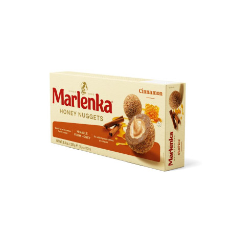 Gateau  Nuggetsde miel à la cannelle  MARLENKA® 235g - Pack de 12