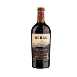 VIN ORRAN-ARENI MALBEC ROUGE SEC 0.75L 13% - PACK DE 6