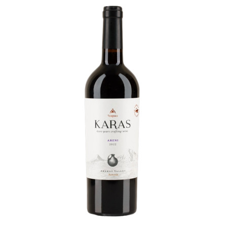 KARAS - Vin rouge sec Areni - 0.75L 13.3% - pack de 6