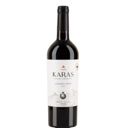 KARAS - Vin rouge sec Cabernet Franc - 0.75L 13.5% - pack de 6